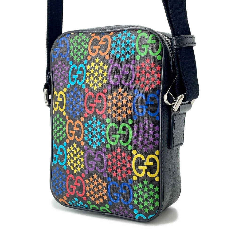 Gucci Shoulder GG Black Psychedelic Bag